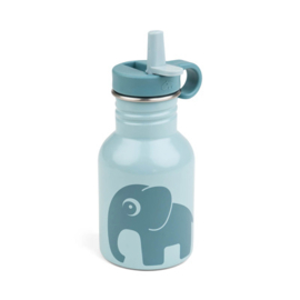 Drinkfles metaal elephant blue