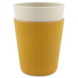 Set bekers mustard