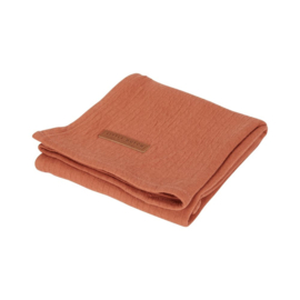 Swaddle pure rust 120x120cm