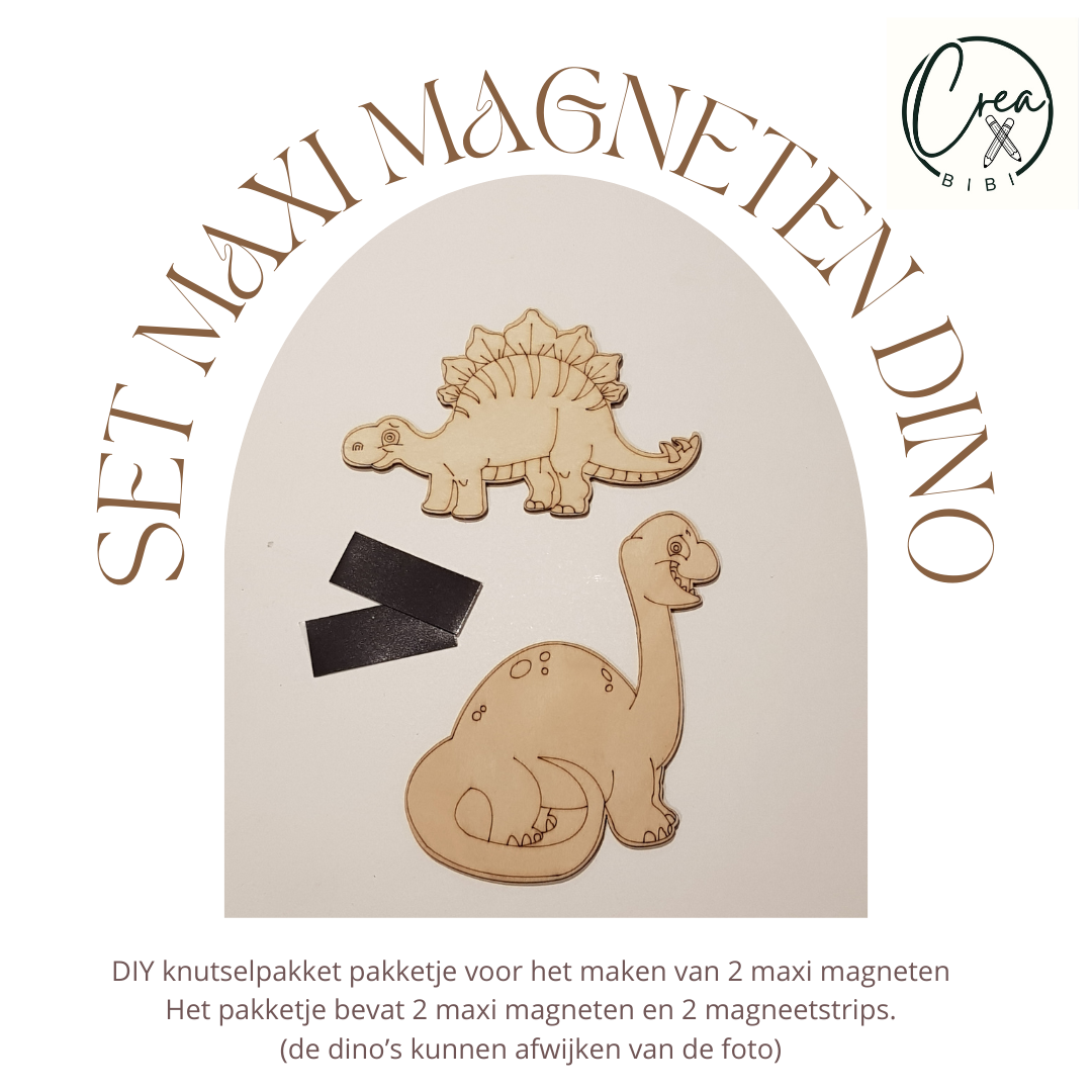 Knutselpakketje dino maxi magneten (41)