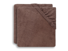 Basic badstof waskussenhoes chestnut (2stuks)
