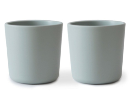 Cups mushie sage green