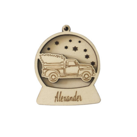 Kersthanger 3d auto