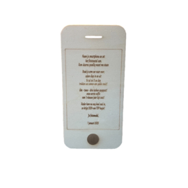 Nieuwjaarsbrief iphone