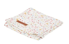 Swaddle flowers&butterflies 120x120cm