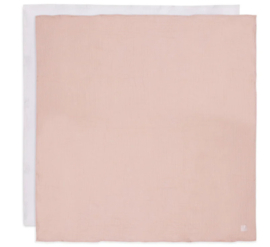 Hydrofiel doeken wild rose/ivory 115x115cm
