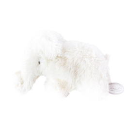 Dimpel olifant Oscar wit 18cm