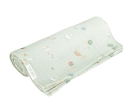Swaddle little farm 120x120cm