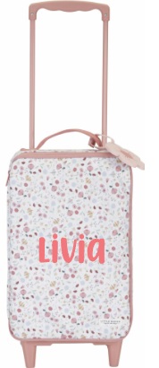 Trolley met naam flowers&butterflies