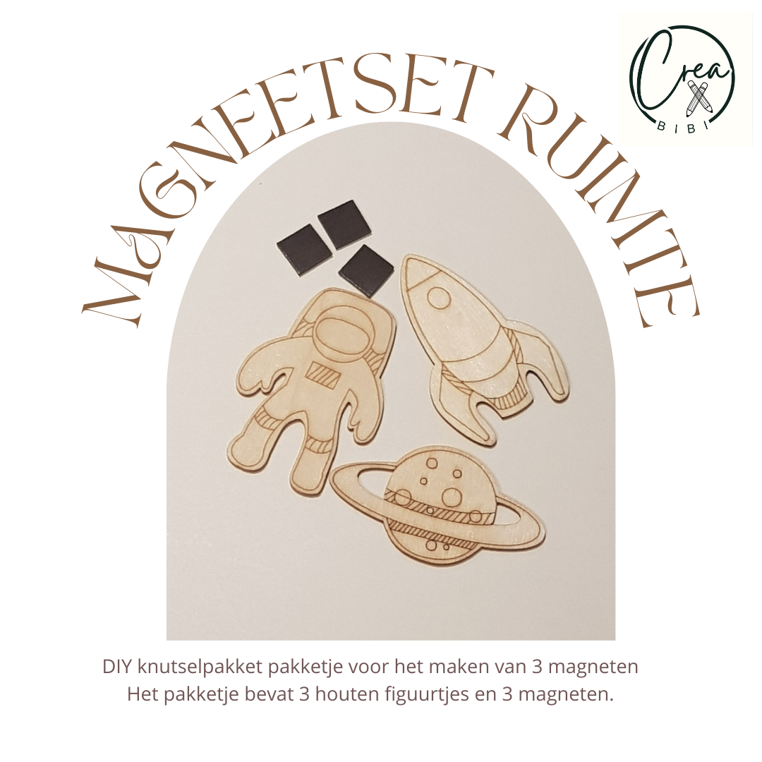 Knutselpakketje magneetset ruimte (59)
