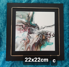 Tegel acryl pour los 22x22cm