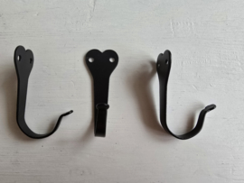 Metalen hartenhaakjes kapstokhaakjes
