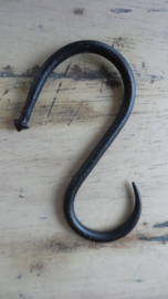 S-hooks -S haak zwart 9cm h- dia 2,5 cm