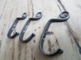 Coventry hook -grijs metalen kapstokhaak