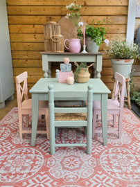 Kruisstoeltje roze gerestyled