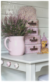 Kofferset Vintage Floral roze van Sass & Belle