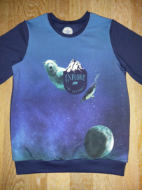 3599 - Sweater met ijsbeer en pinguïn