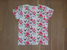 3567 -  Shirt met poezen / katten (meisjes)