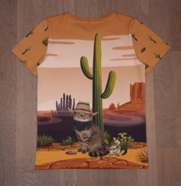3511 - Cowboy cat shirt