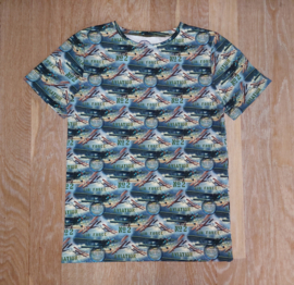 3604 - Shirt met vliegtuigen