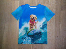 3577 - Hond op surfboard shirt
