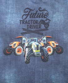 3437 - Tractor sweater maat  122-128
