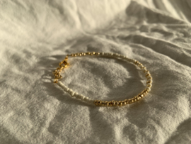 Kralenarmband gold sparkle