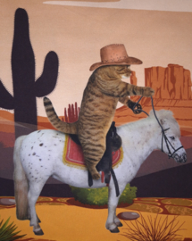 3511 - Cowboy cat shirt