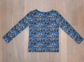 3438 - Farm Boy tractor sweater maat 122-128