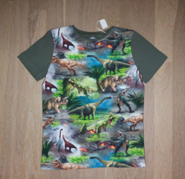 3402 - Dino  shirt maat 86-92 en  146-152