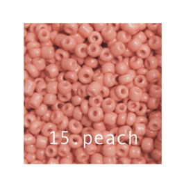 Kralenketting Peachy pink