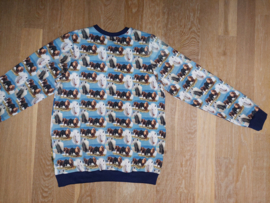 3561 - Paarden sweater (2) maat 110-116