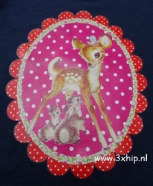 3331 - Longsleeve of shirtje Bambi en konijntje