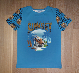 3544 - Sunset tijger shirt of longsleeve
