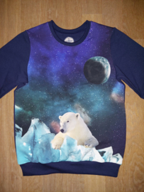 3591 - Sweater met ijsbeer maat 122-128, 146-152