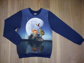 3596 - Sweater met vos/ beer / hert / konijn