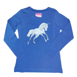 1453 - Paarden rokje en shirtje  unicorn maat 86-92