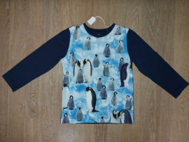 3399 - Pinguïn longsleeve maat 98-104