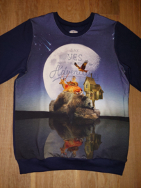 3596 - Sweater met vos/ beer / hert / konijn