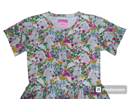 4503 - Paarden jurkje wit