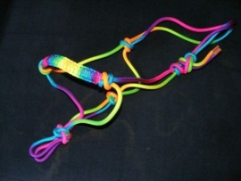 touwhalster regenboog + leadrope regenboog