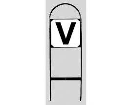 bordjes voor Z-dressuur (4 stuks)