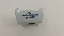 Set 5 stoeltjes asbakken Delfts blauw / Set 5 chair ashtrays Delfts blue