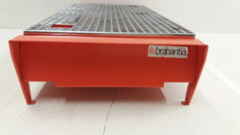 Retro rechaud in oranje Brabantia  / Retro rechaud in orange Brabantia