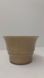 Bloempot in beige 12.5 cm. model 2111 / Planter in beige 4.9 inch. shape 2111