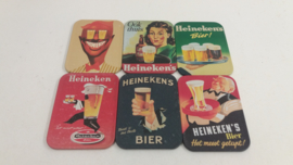 Heineken onderzetters voor glazen / Heineken coasters for glasses