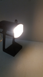 Retro bruine bureau lamp / Retro brown desk lamp