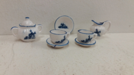 5 mini items Delfts blauw  / 5 mini items Delft blue