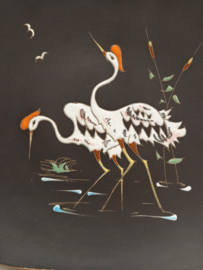 Hema handarbeit tegel met vogels / Hema handarbeit tile with birds