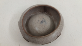 Strehla asbak grijs en oranje / Strehla ashtray gray and orange